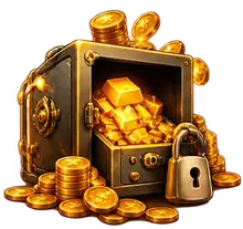 Monedas de oro devueltas a la mano de un jugador, ilustración del cashback VIP semanal